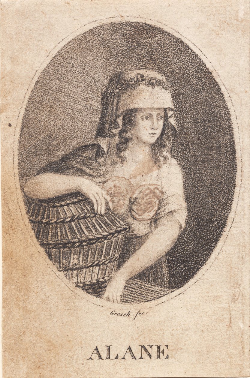 "Alane", Frau mit Korb von Heinrich Grosch
