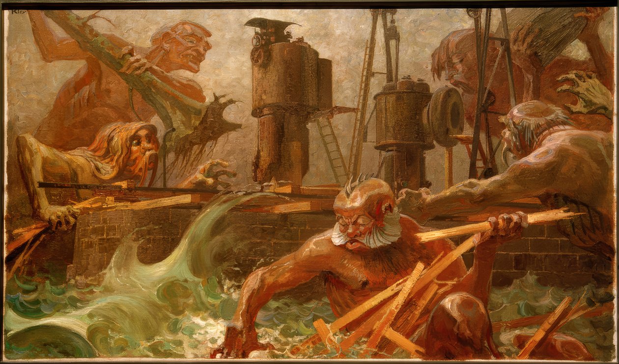 Die Elemente hassen von Heinrich Kley