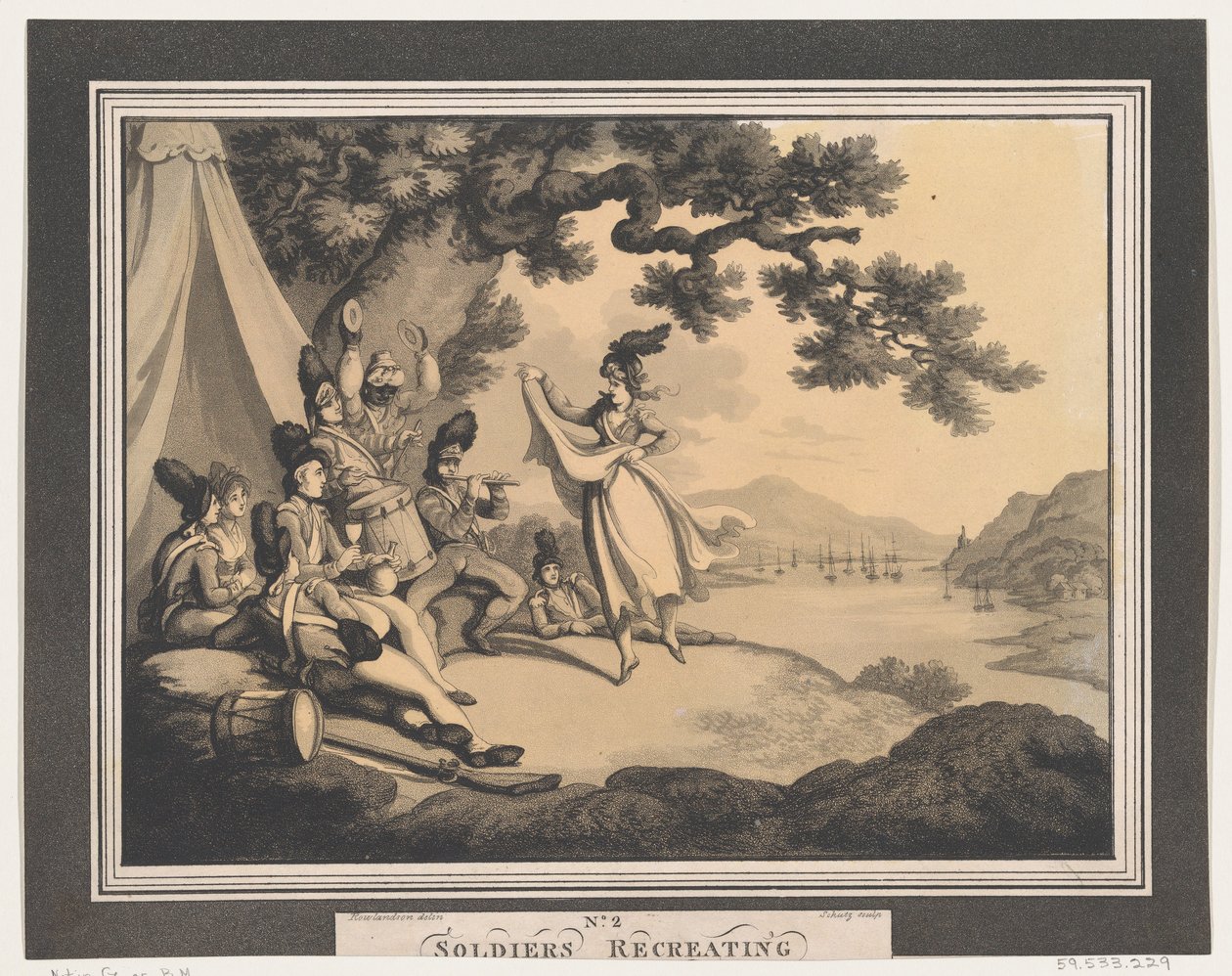 Soldaten beim Erholen von Heinrich Schutz