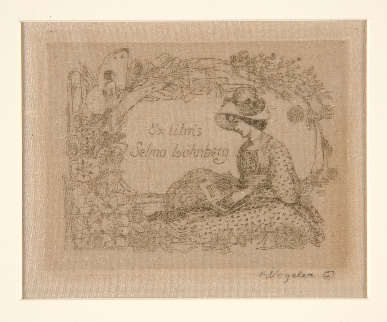 Exlibris von Heinrich Vogeler