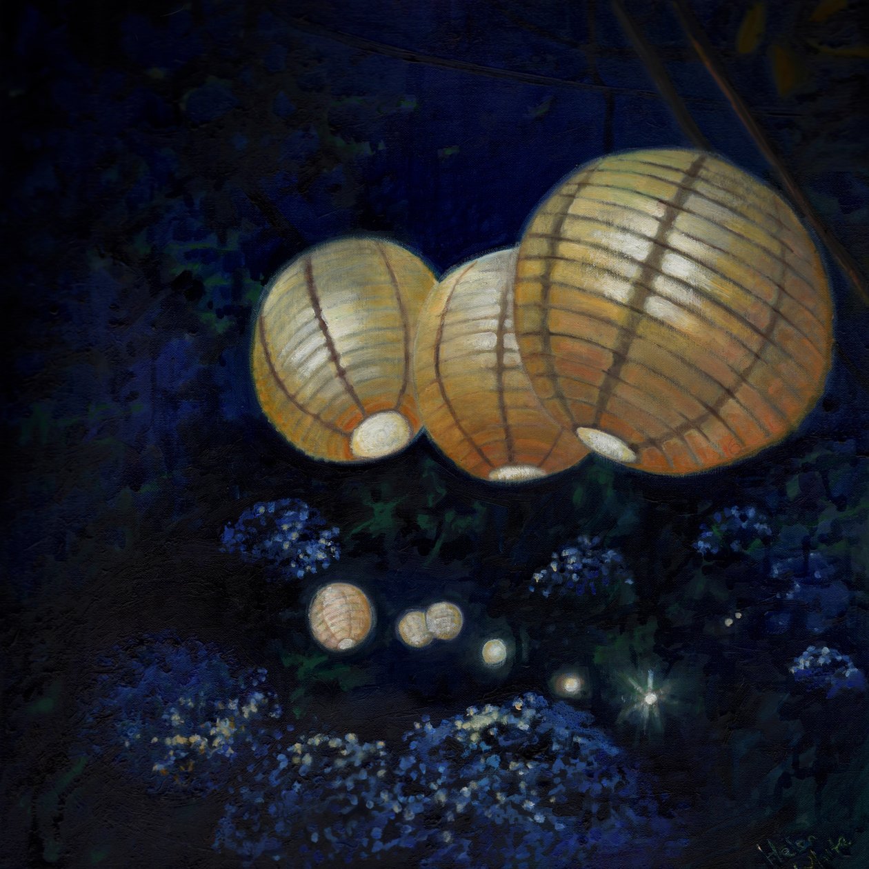 Nachtgarten I, 2014 von Helen White