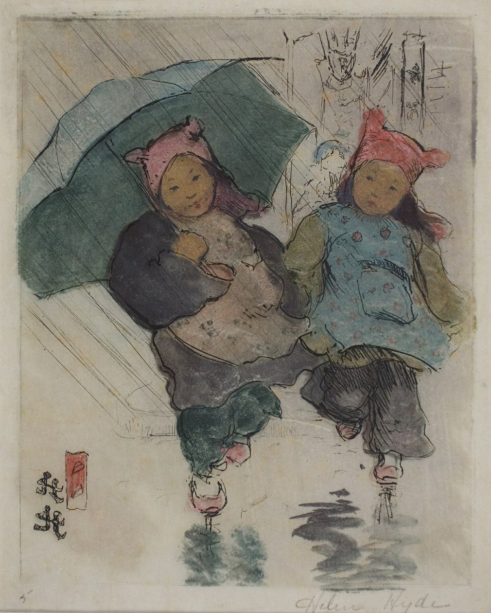Im Regen von Helen Hyde