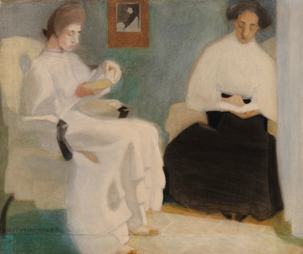 Lesende Mädchen von Helene Schjerfbeck