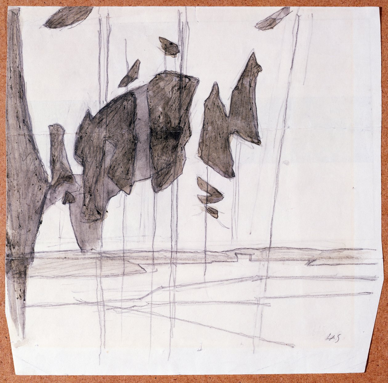 Kiefern am Strand von Helene Schjerfbeck