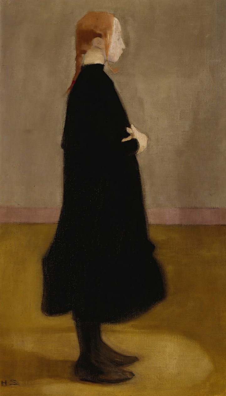 Das Schulmädchen II, 1908 von Helene Schjerfbeck