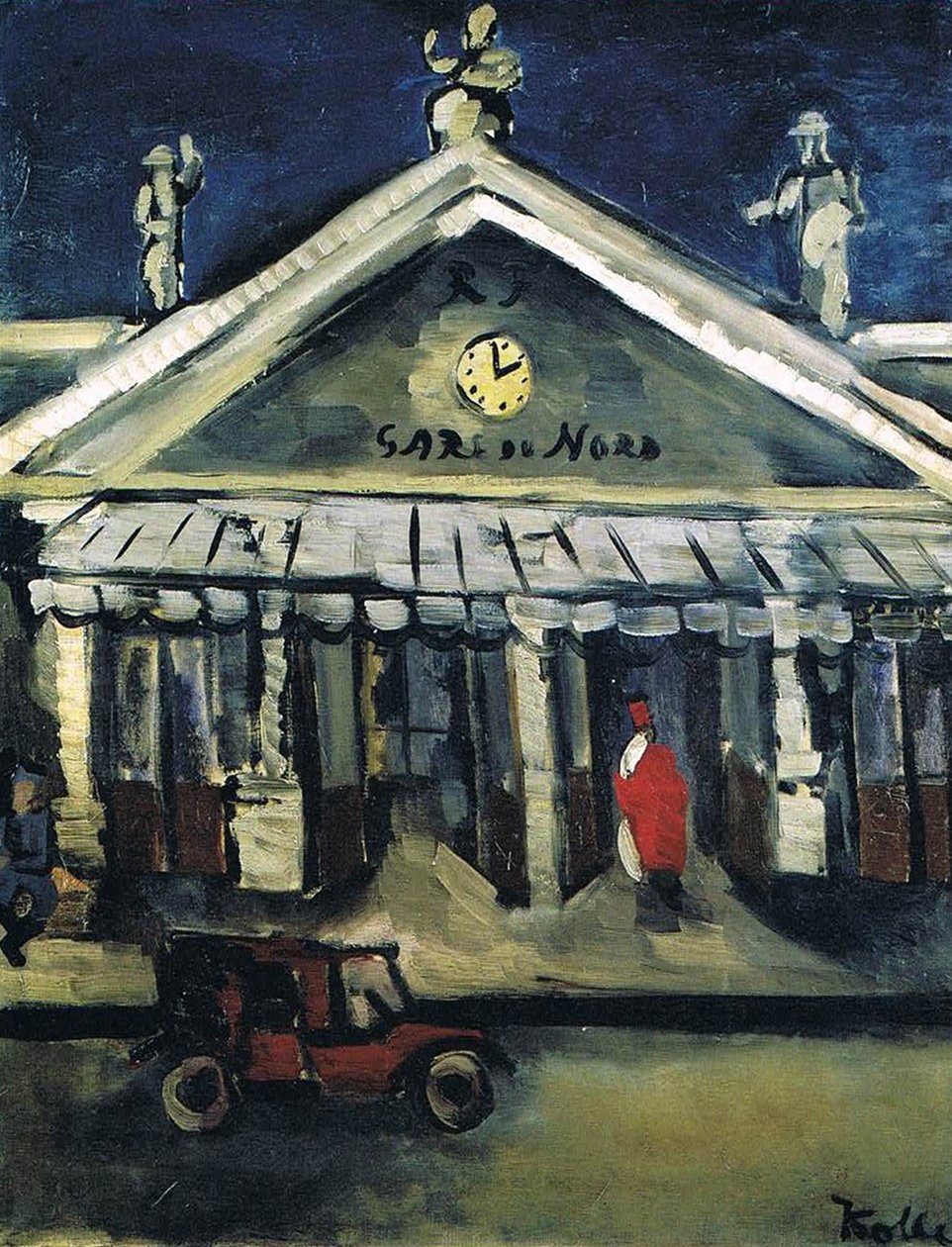 Eingang zum Gare du Nord von Helmut Kolle