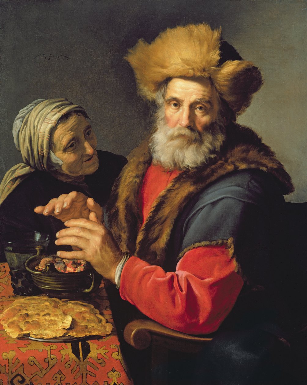 Eine Allegorie des Winters, 1631 von Hendrick Bloemaert