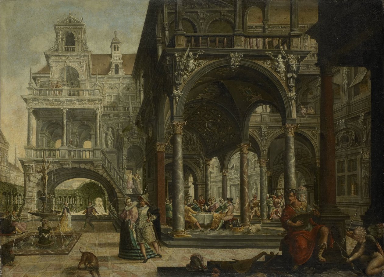 Imaginärer Renaissance-Palast von Hendrick Aerts