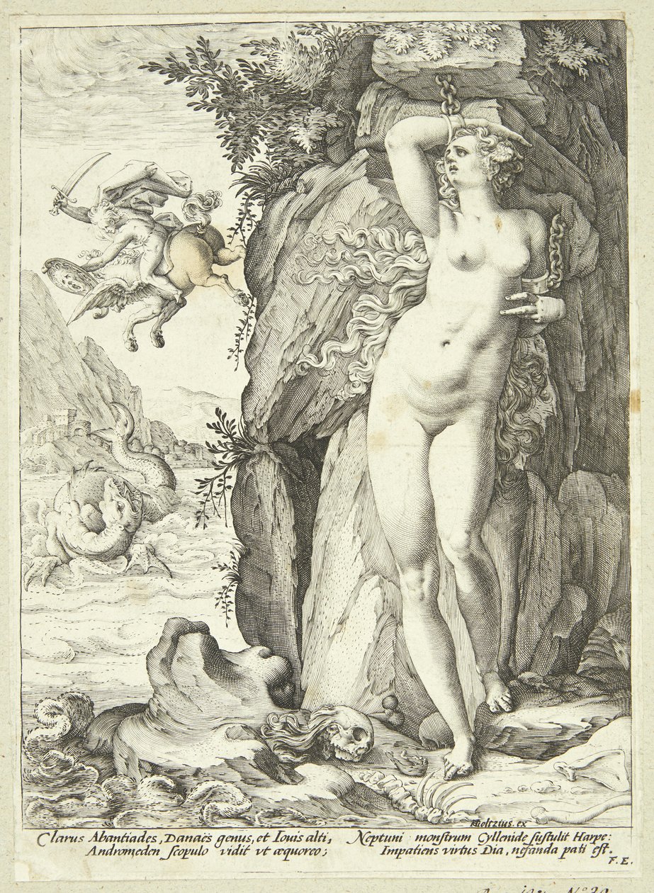 Andromeda wird von Perseus befreit von Hendrick Goltzius