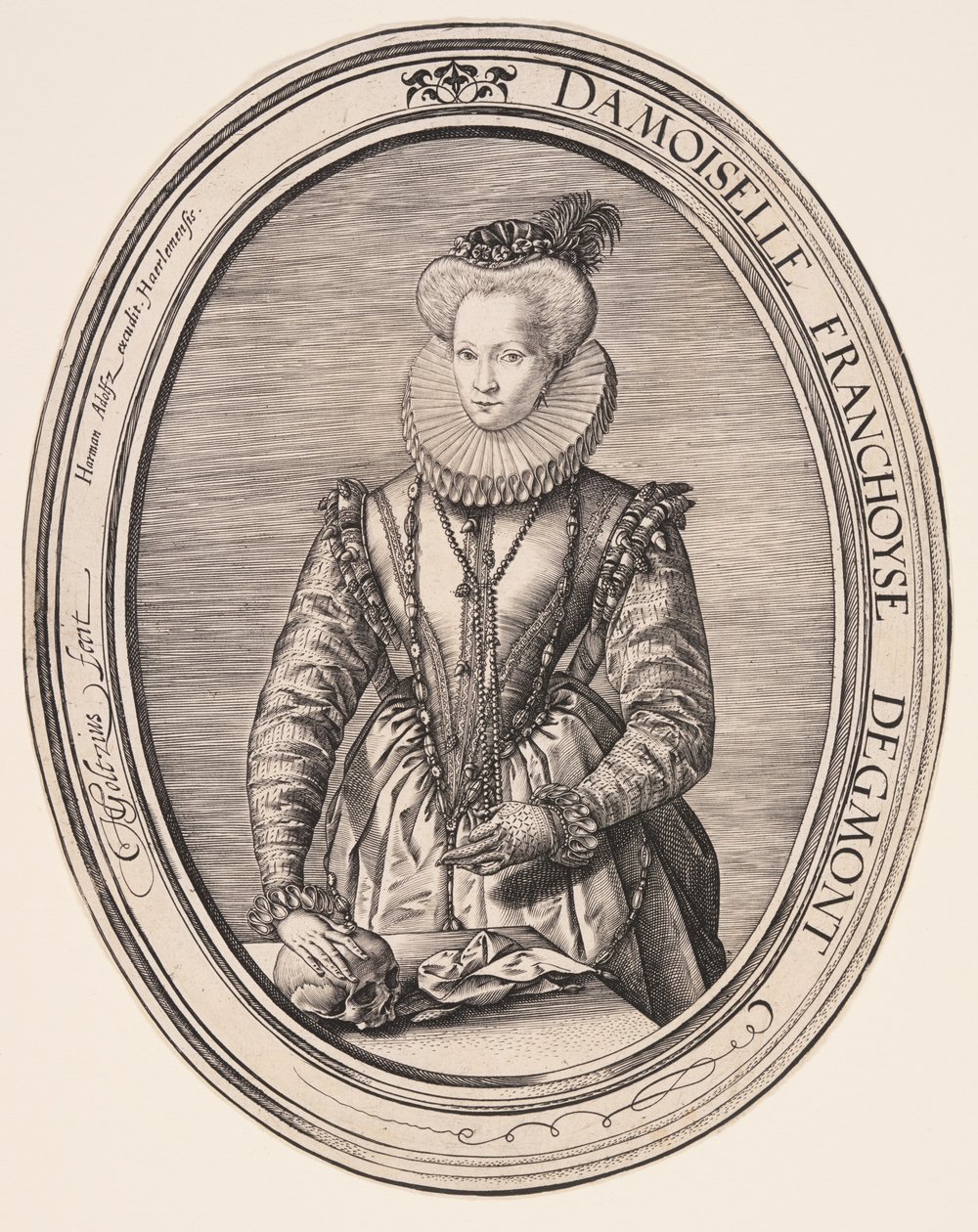 Françoise van Egmond von Hendrick Goltzius