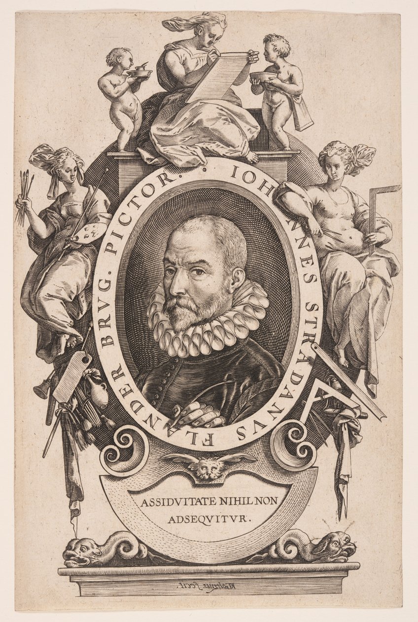 Johannes Stradanus von Hendrick Goltzius