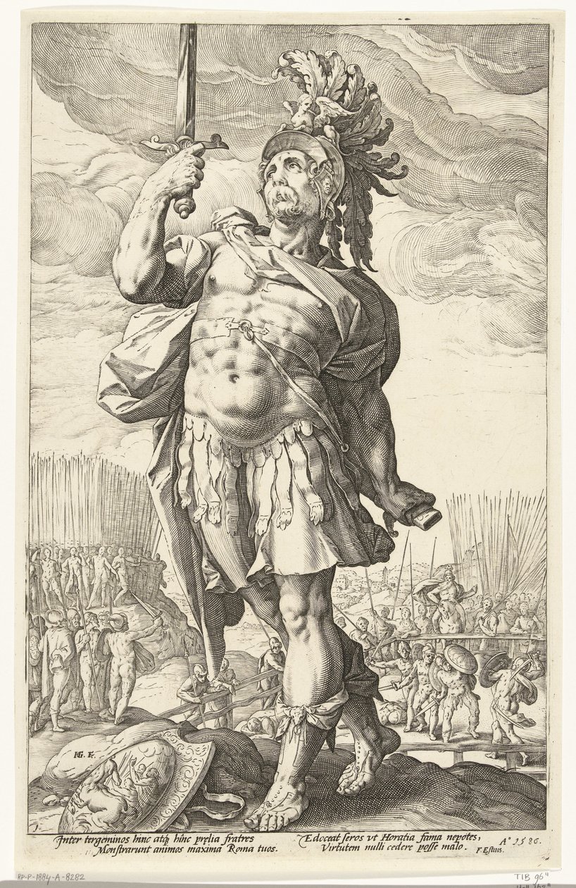 Publius Horatius von Hendrick Goltzius