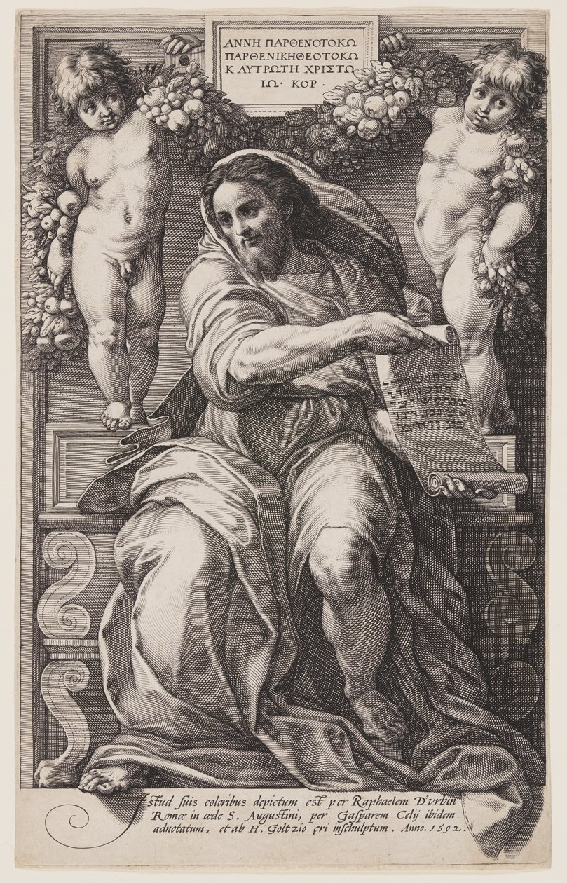 Der Prophet Jesaja von Hendrick Goltzius