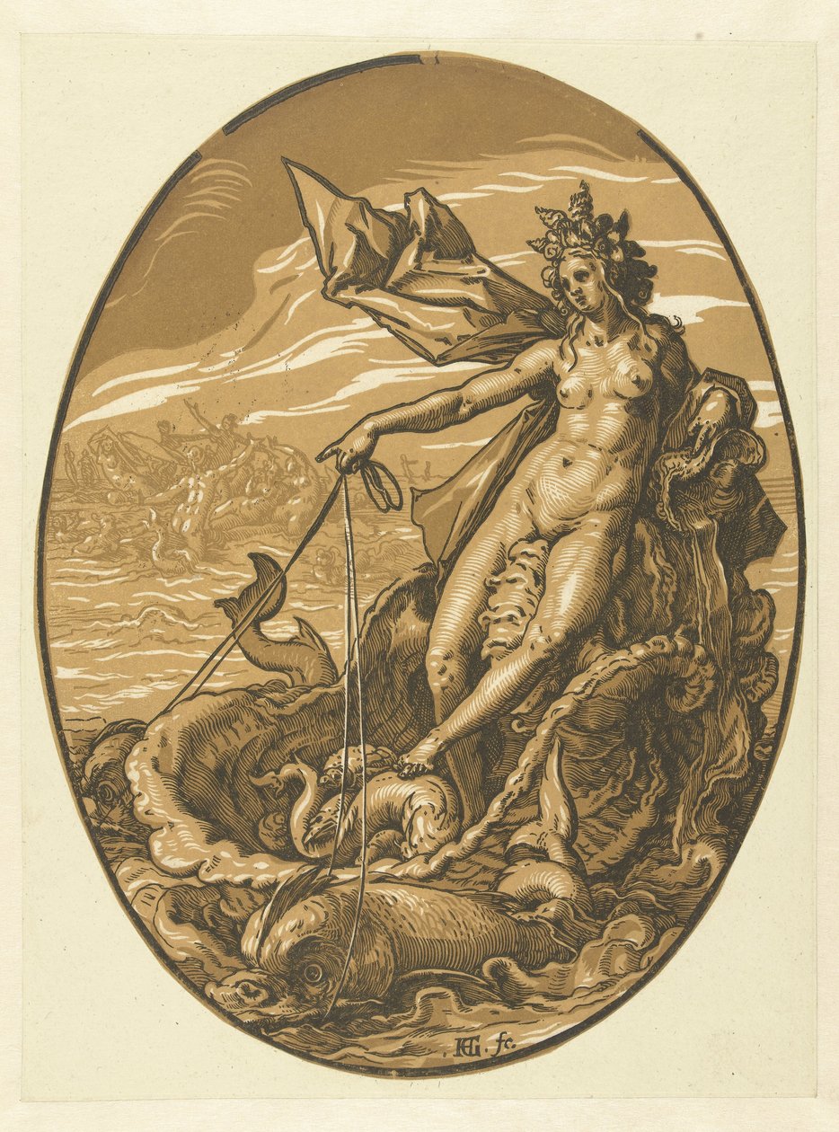 Thetis Götter und Göttinnen (Serientitel) von Hendrick Goltzius