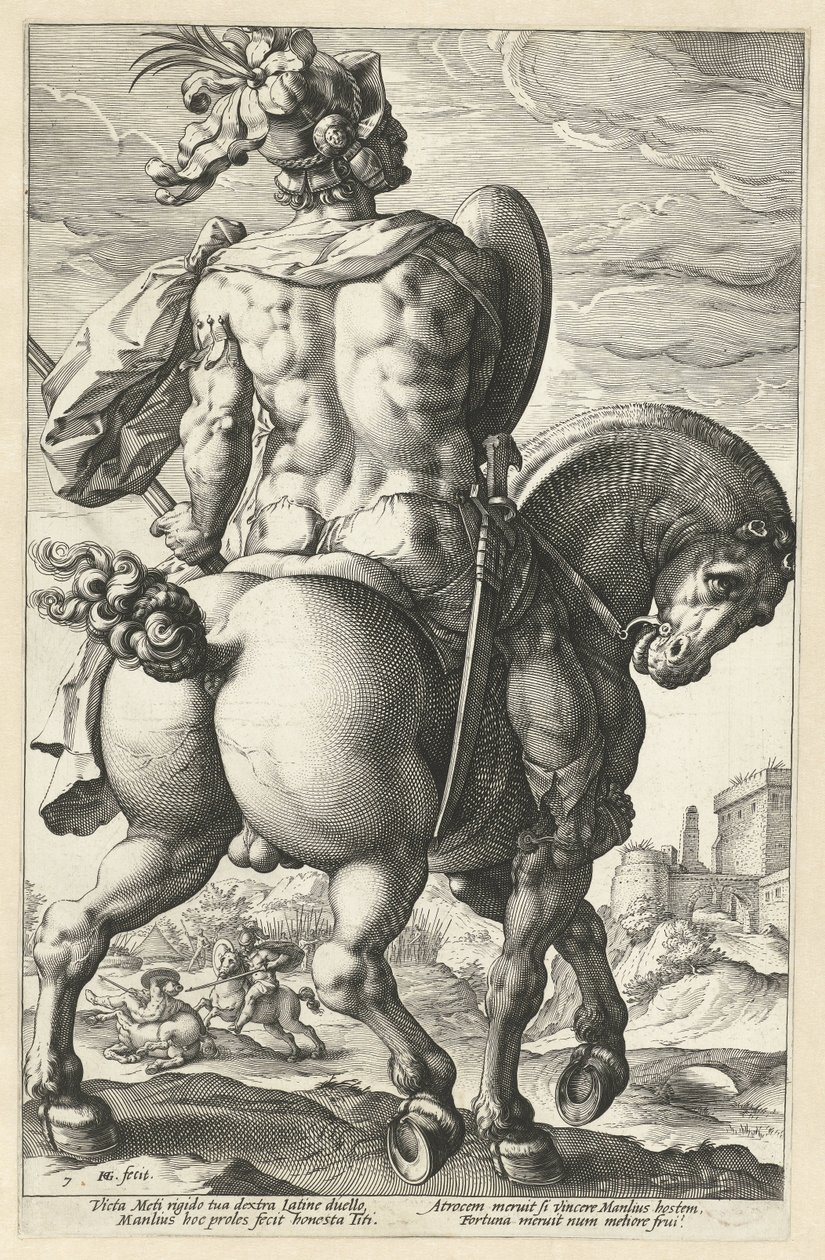 Titus Manlius von Hendrick Goltzius