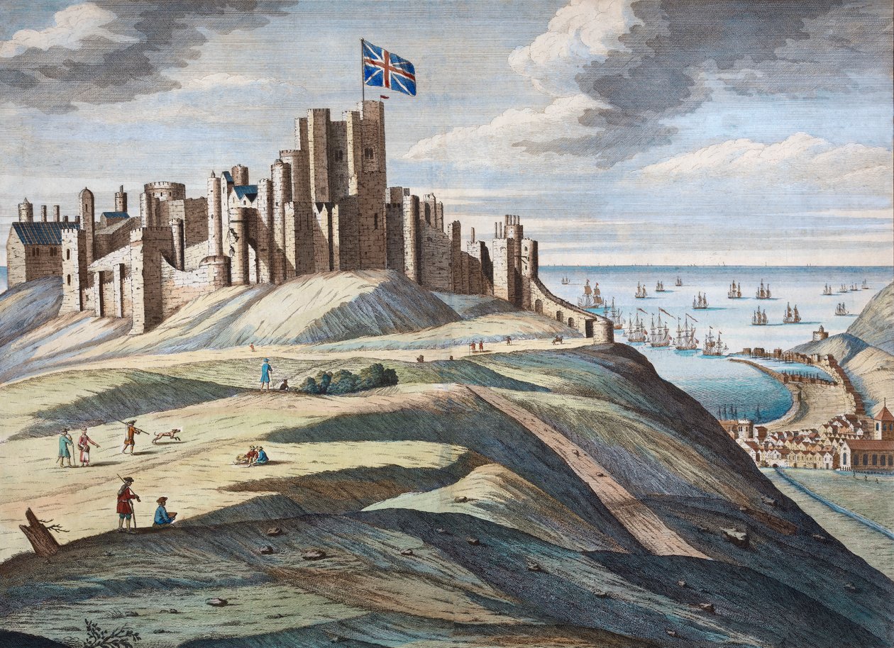 Dover Castle im frühen 18. Jahrhundert von Hendrick Hulsberg