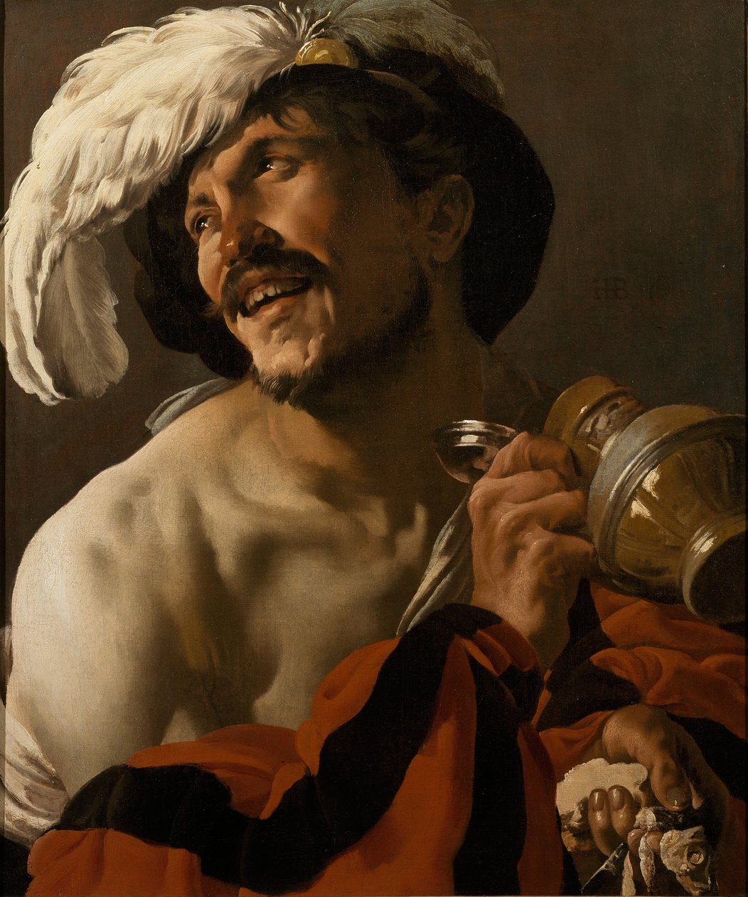 Der fröhliche Trinker, 1625 von Hendrick Jansz Terbrugghen