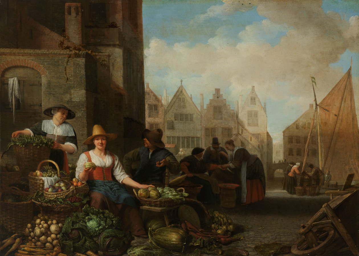 Der Gemüsemarkt von Hendrick Martensz. Sorgh