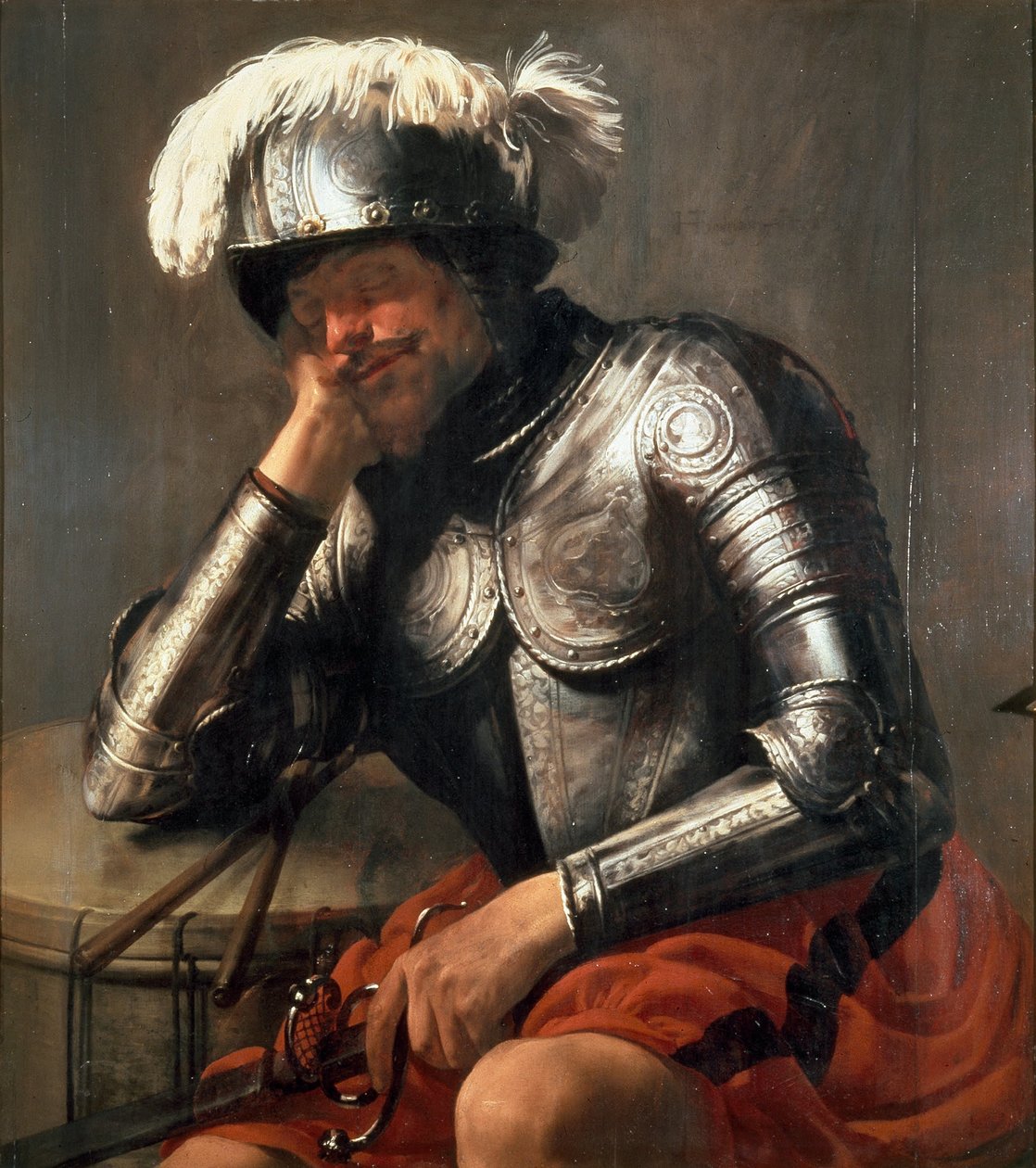 Mars schläft von Hendrick ter Brugghen