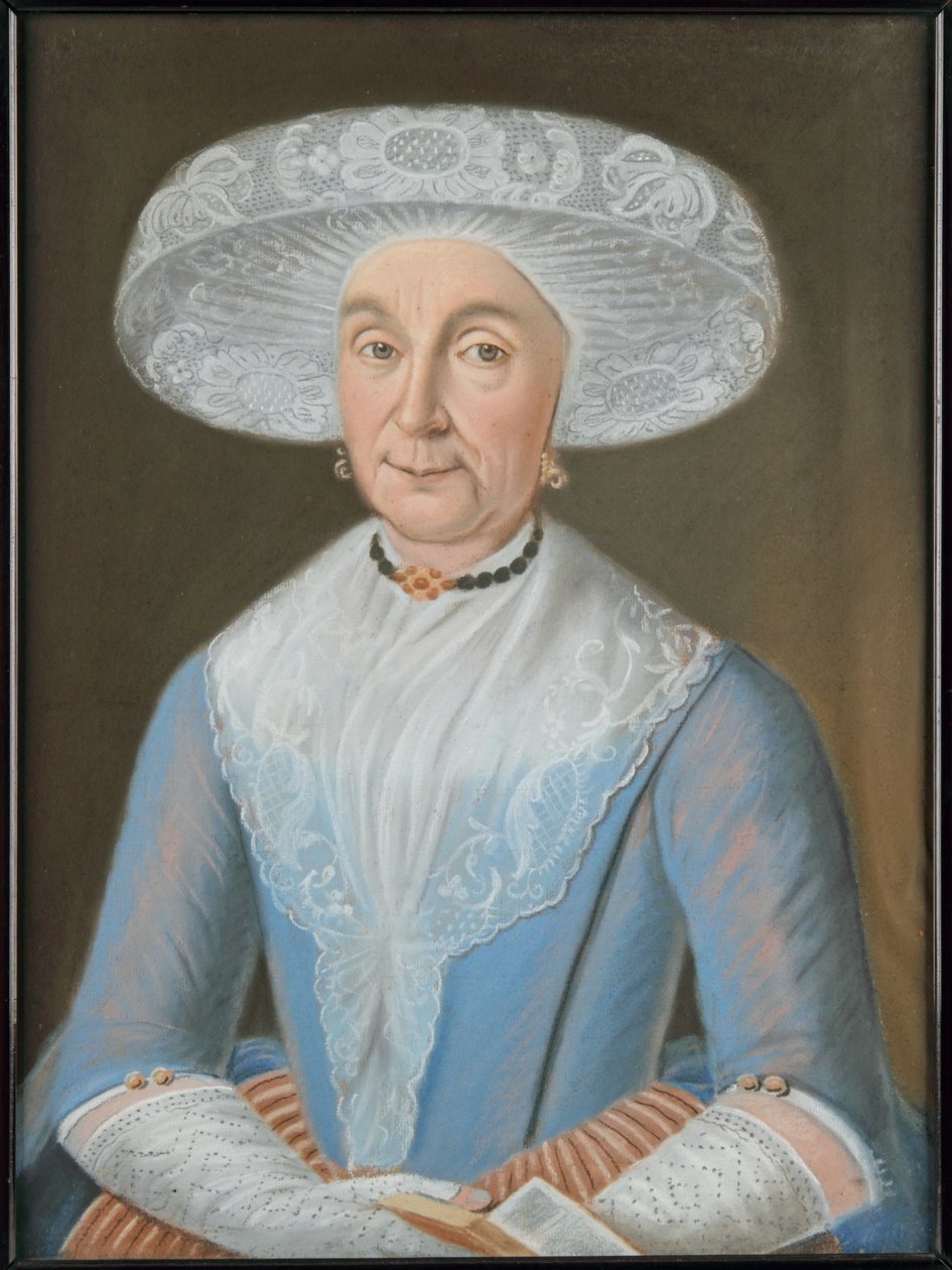Porträt von Ytje Hayes (1712-1798) von Hendricus Johan Antonius Baur