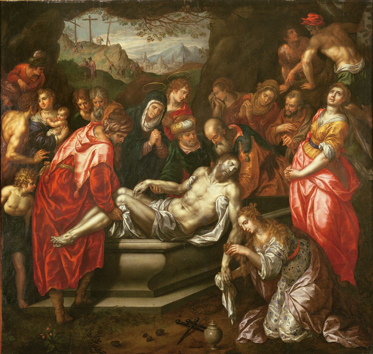 Grablegung von Hendrick de Clerck