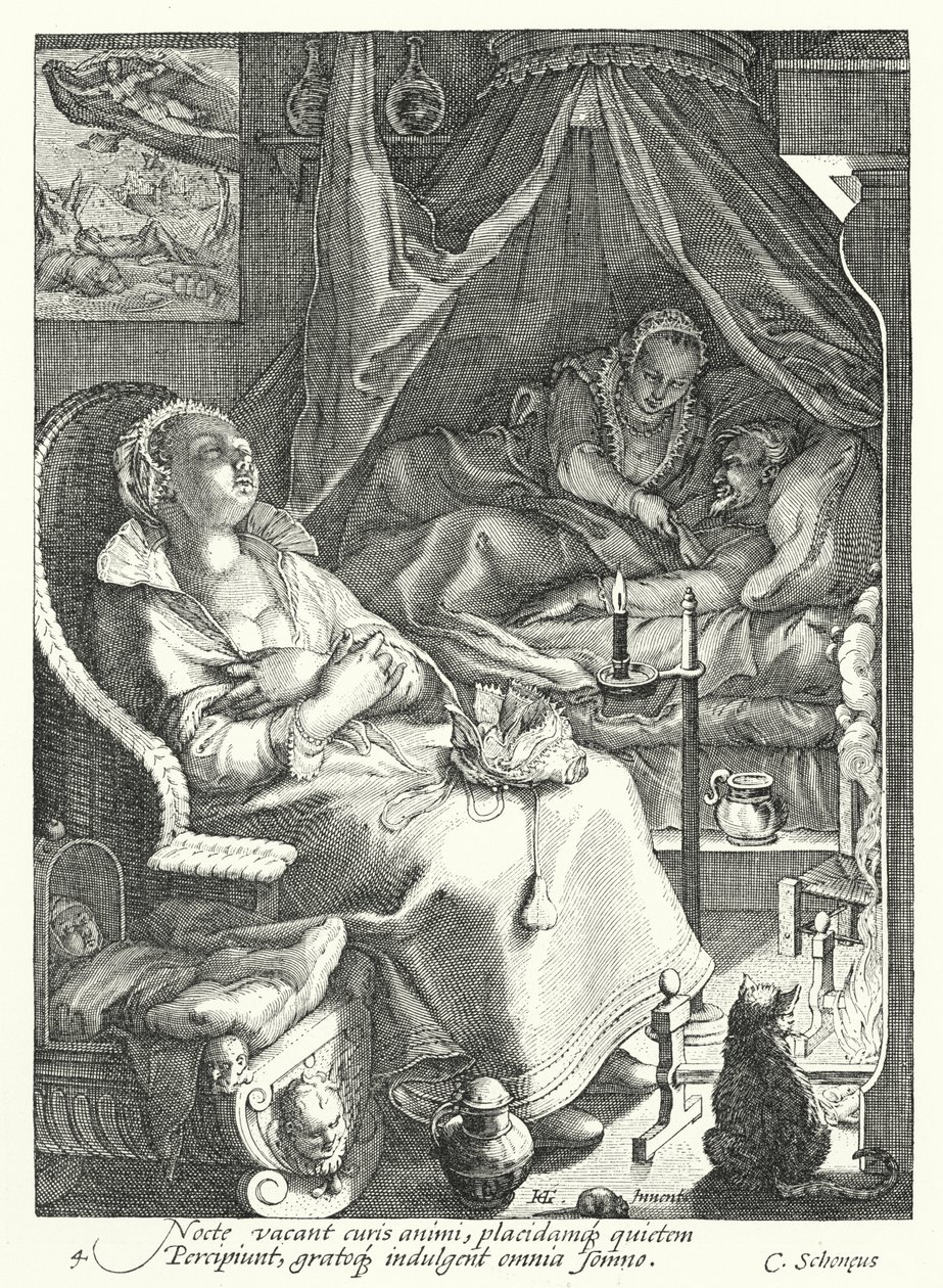 Nacht von Hendrik (after) Goltzius