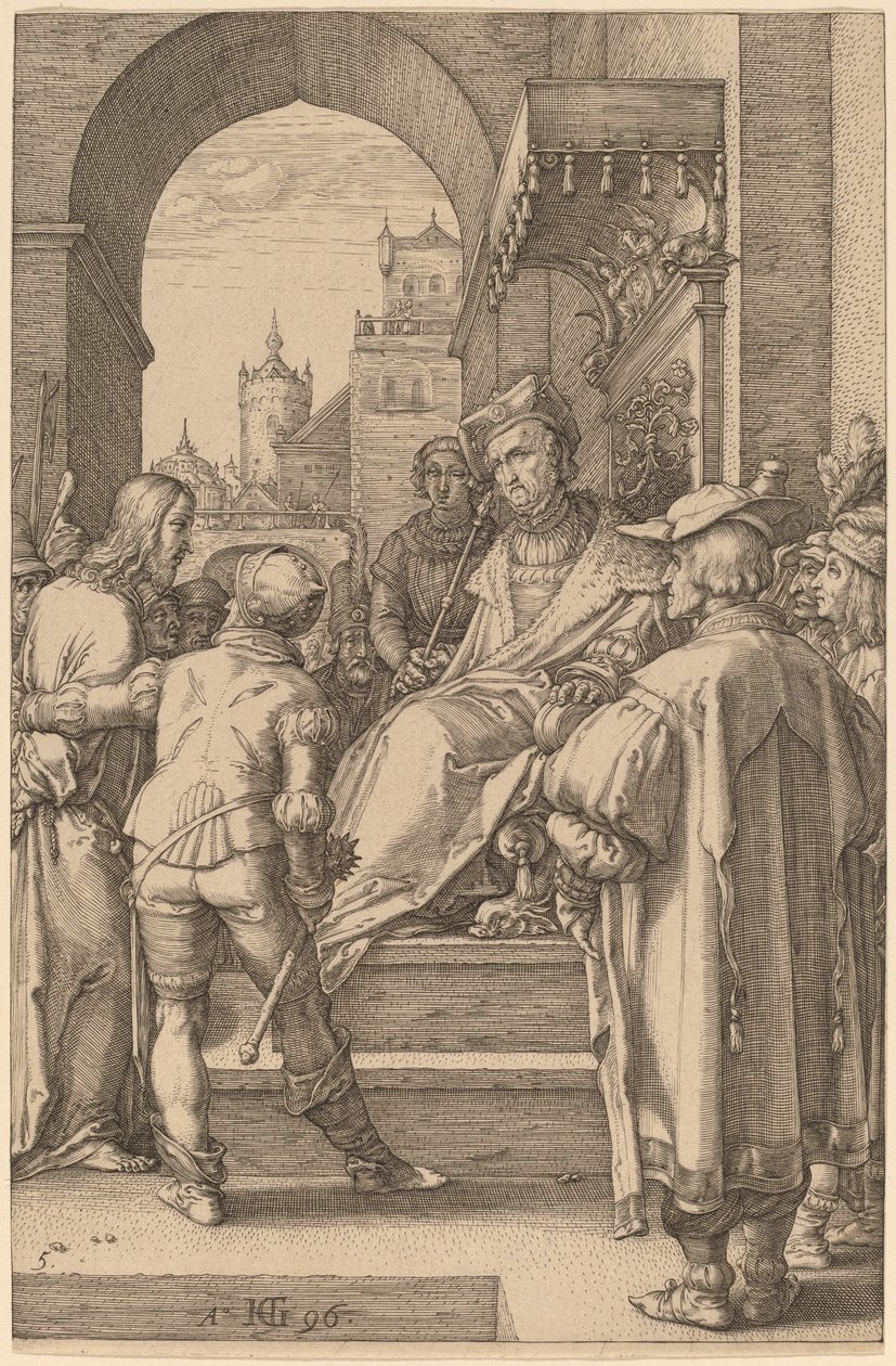 Christus vor Pilatus von Hendrik Goltzius