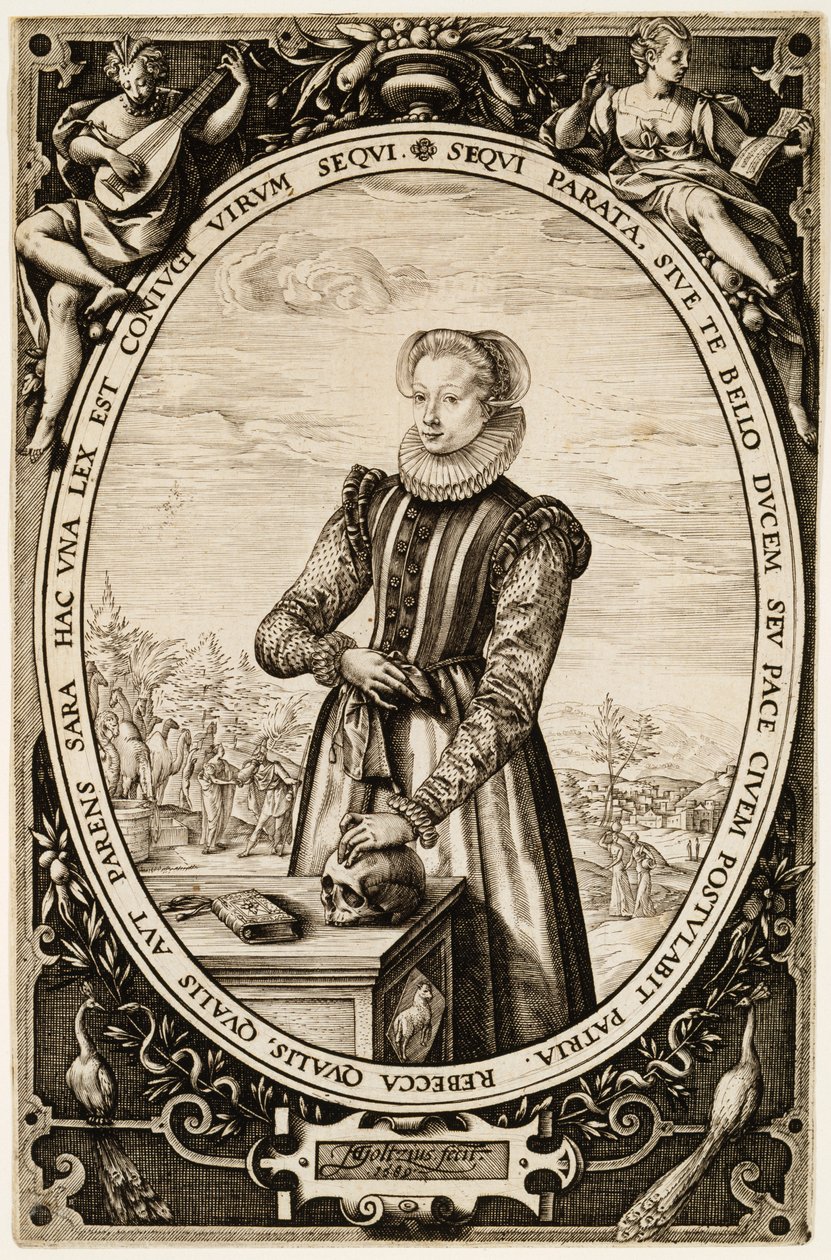 Josina Hamels, 1589 von Hendrik Goltzius