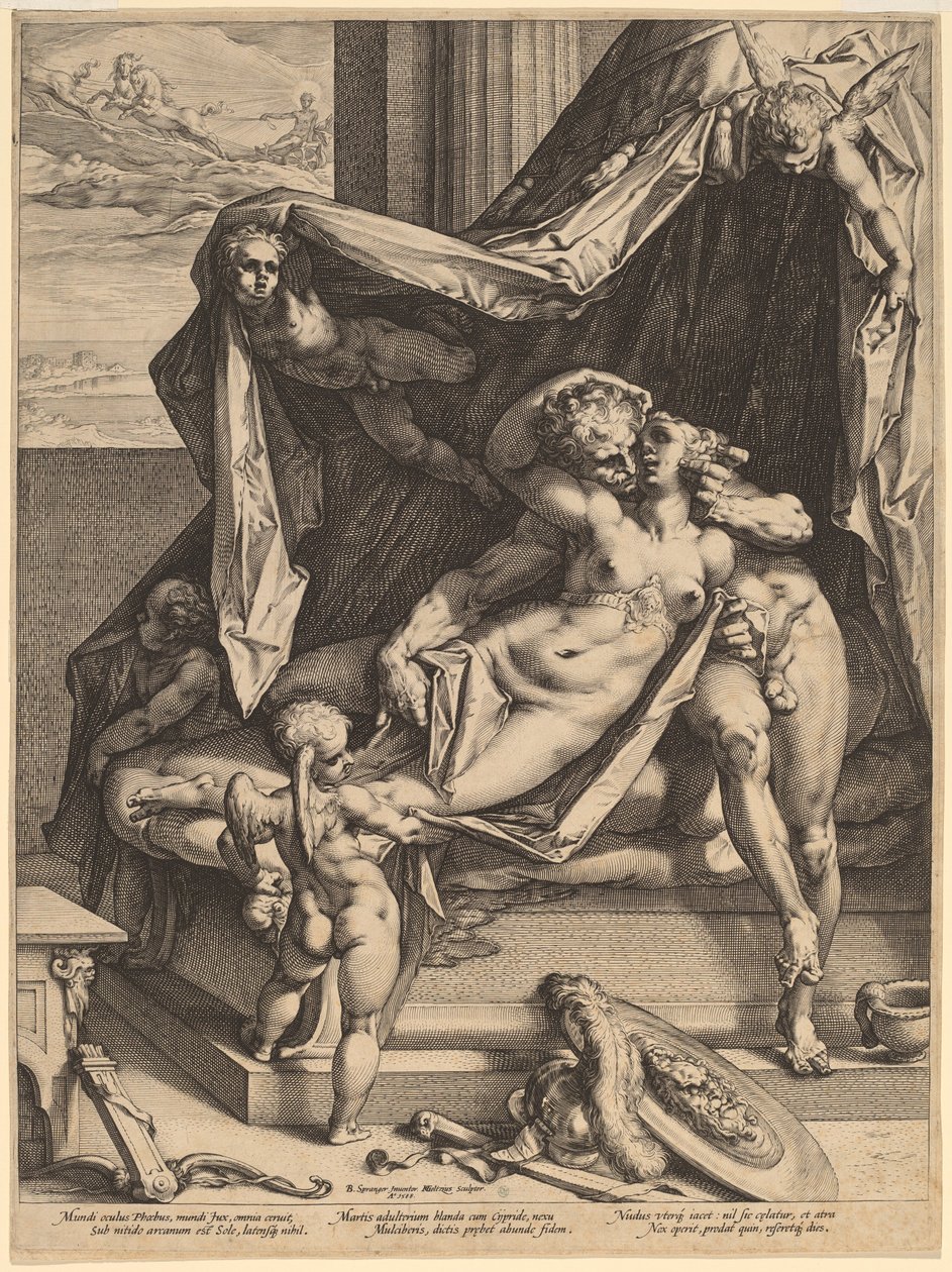 Mars und Venus von Hendrik Goltzius, after Bartholomaeus Spranger