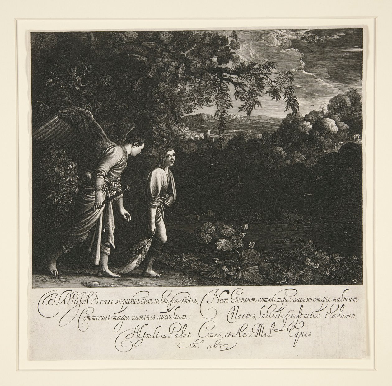 Tobias und der Engel von Hendrik Goudt