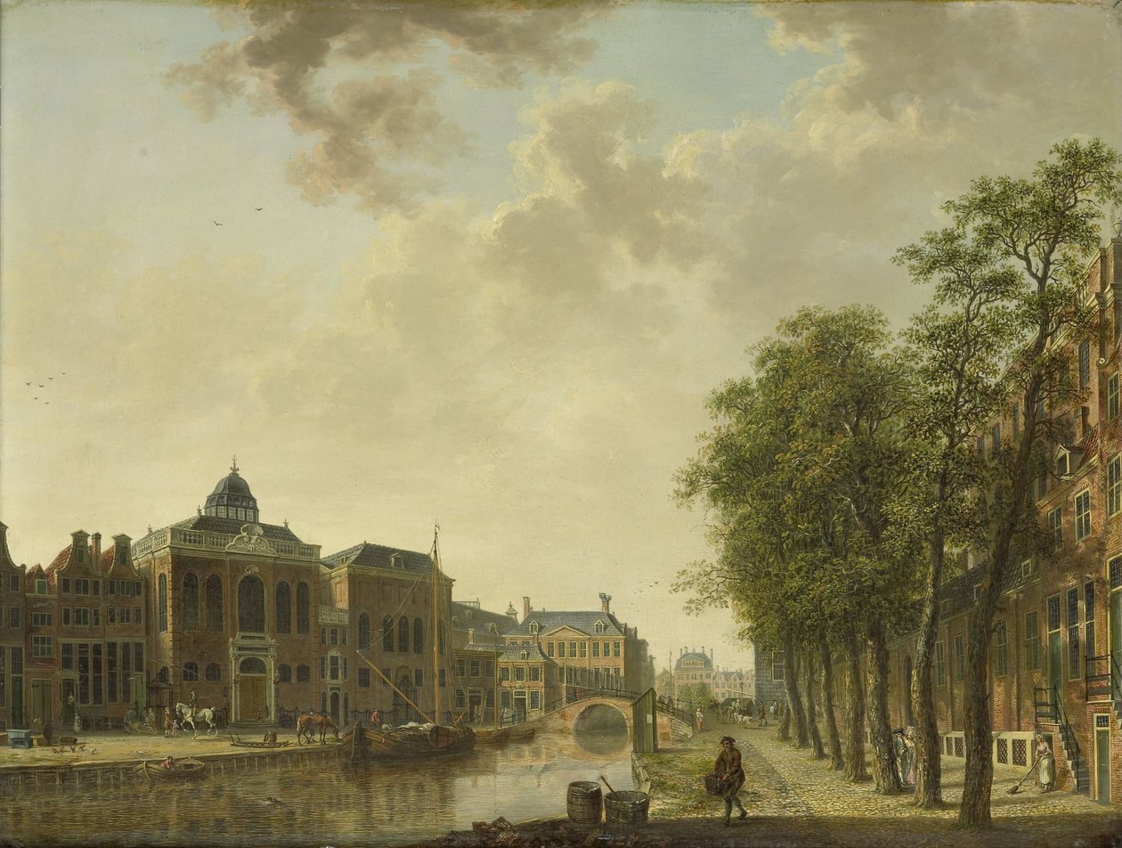Ansicht des Houtmarkts, Amsterdam von Hendrik Keun (attributed to)