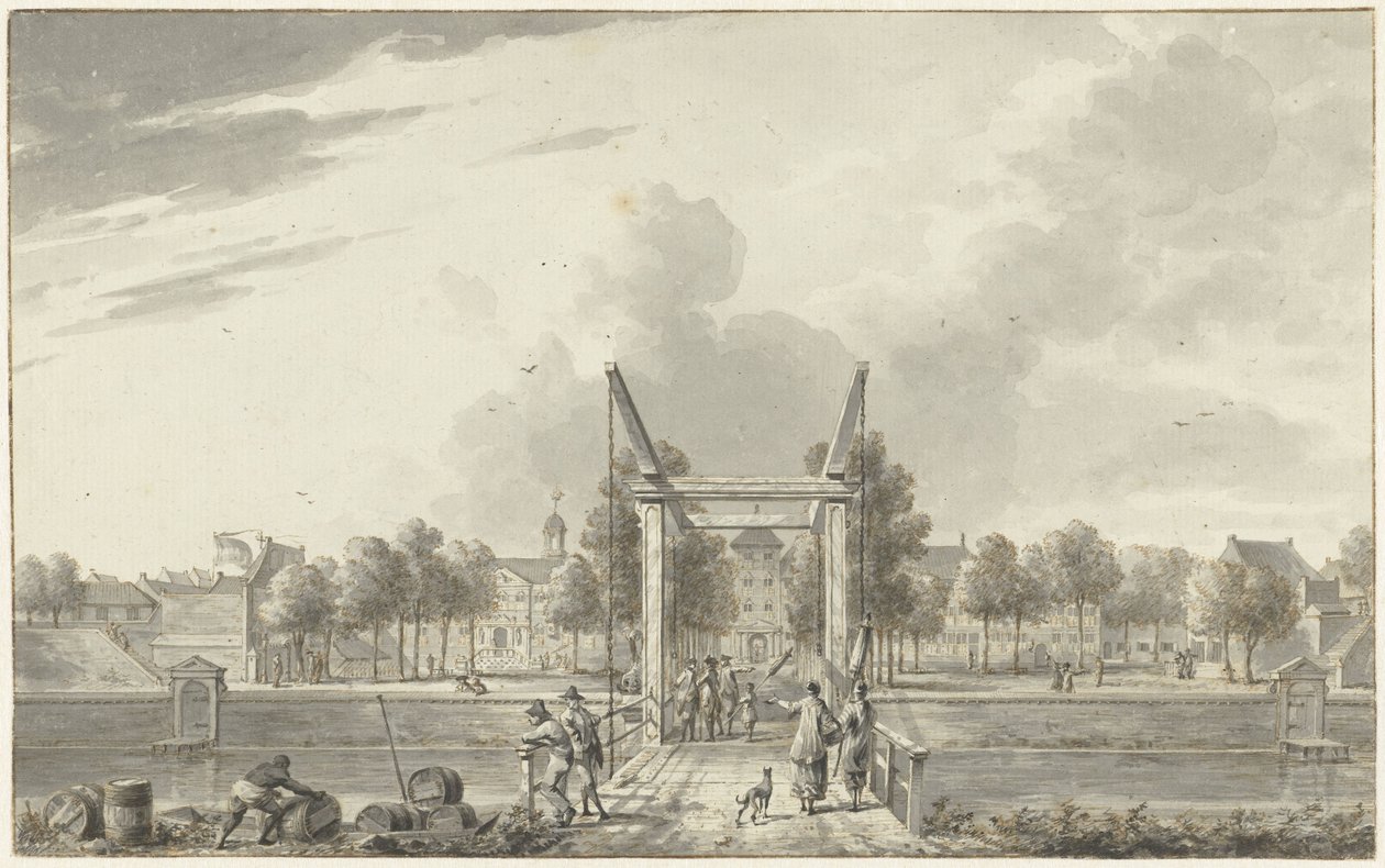 Das Gouverneurshaus in Batavia von Hendrik Kobell