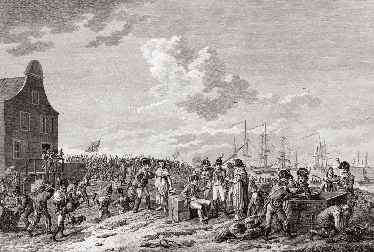 Rückzug aus Den Helder von Hendrik Roosing