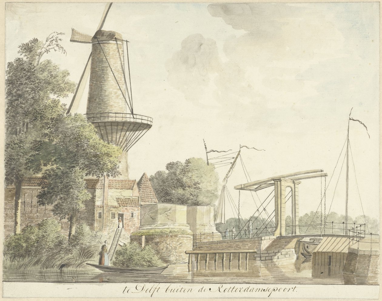 Rotterdamer Tor in Delft von Hendrik Tavenier