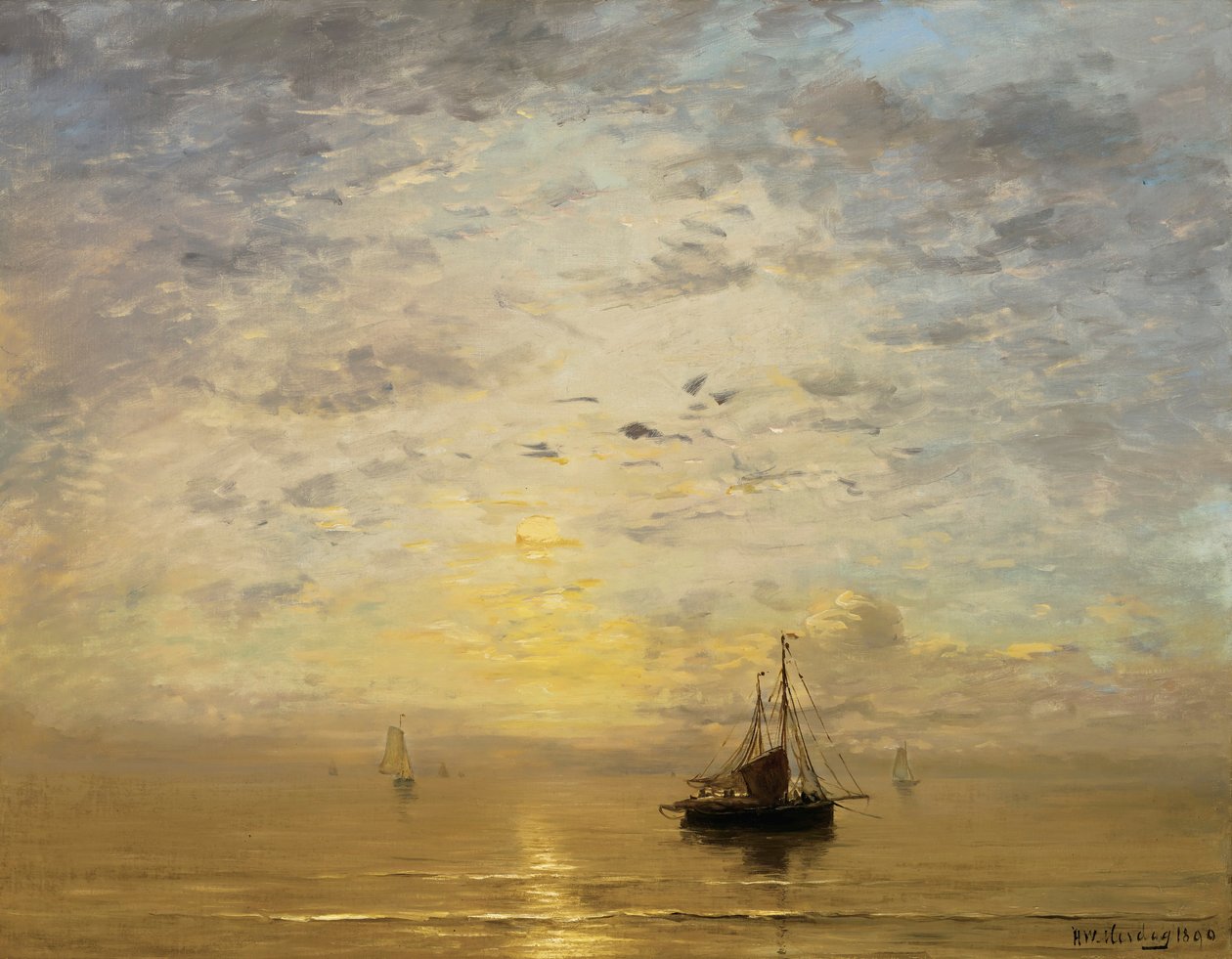 Marine von Hendrik Willem Mesdag