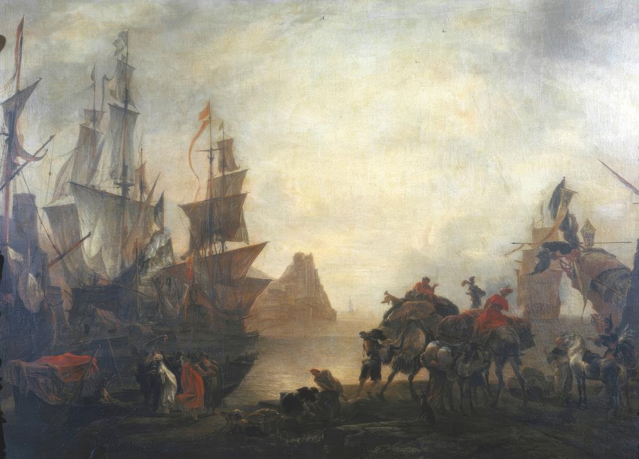 Orientalischer Seehafen von Hendrik van Minderhout