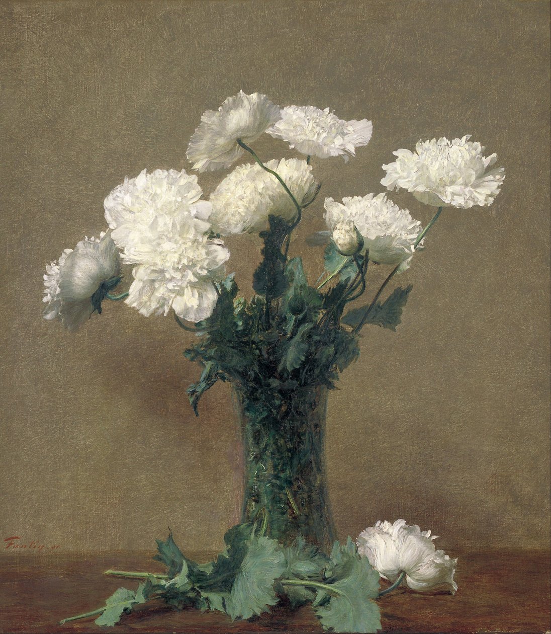 Mohnblumen von Ignace Henri Jean Fantin Latour