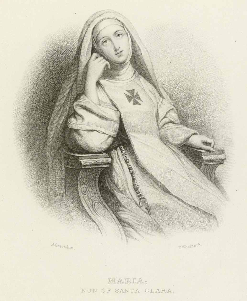 Maria, Nonne von Santa Clara von Henri Grevedon