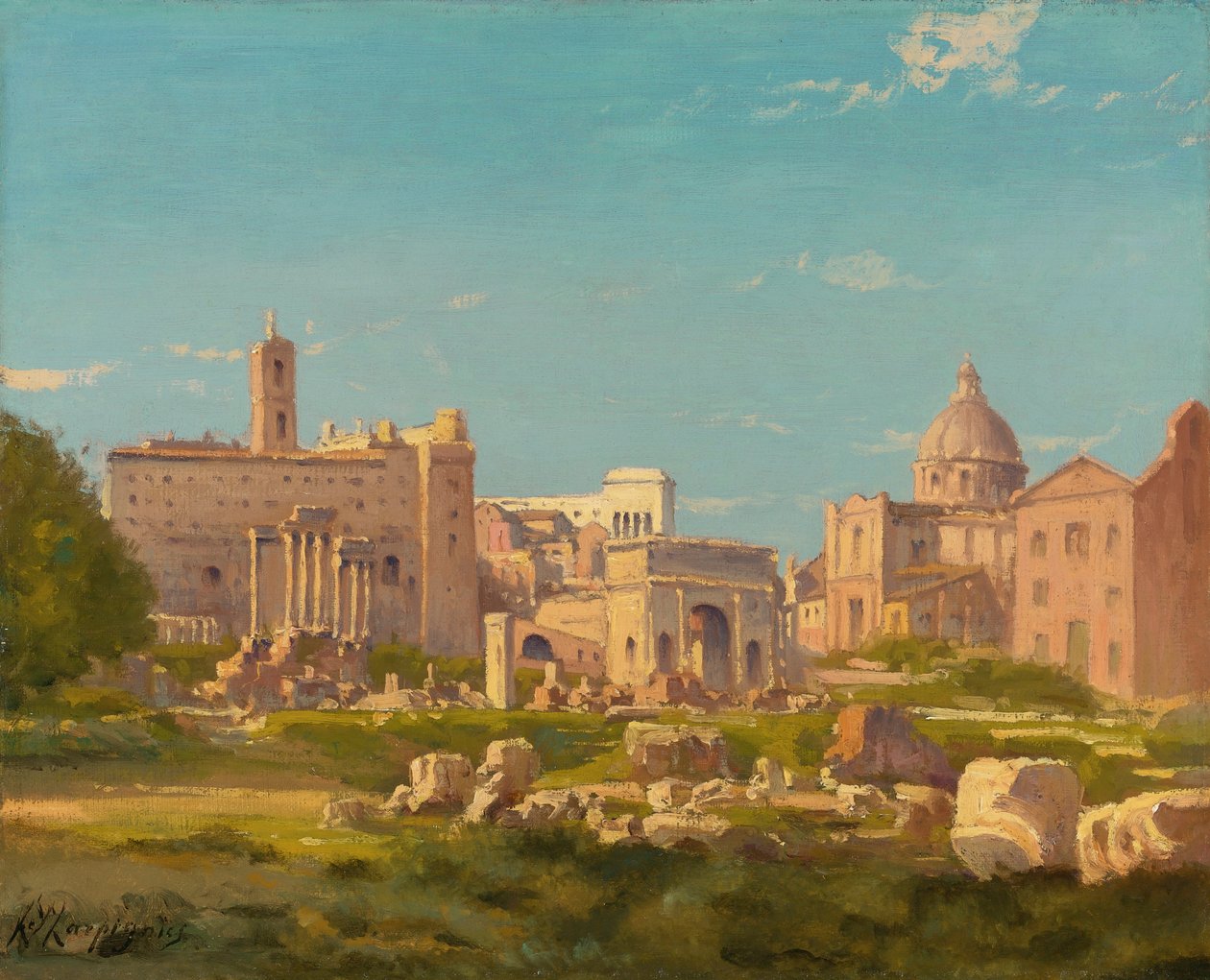 Das römische Forum von Henri Joseph Harpignies