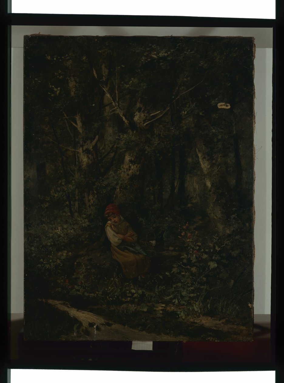 Ein Bach im Wald von Henri Langerock