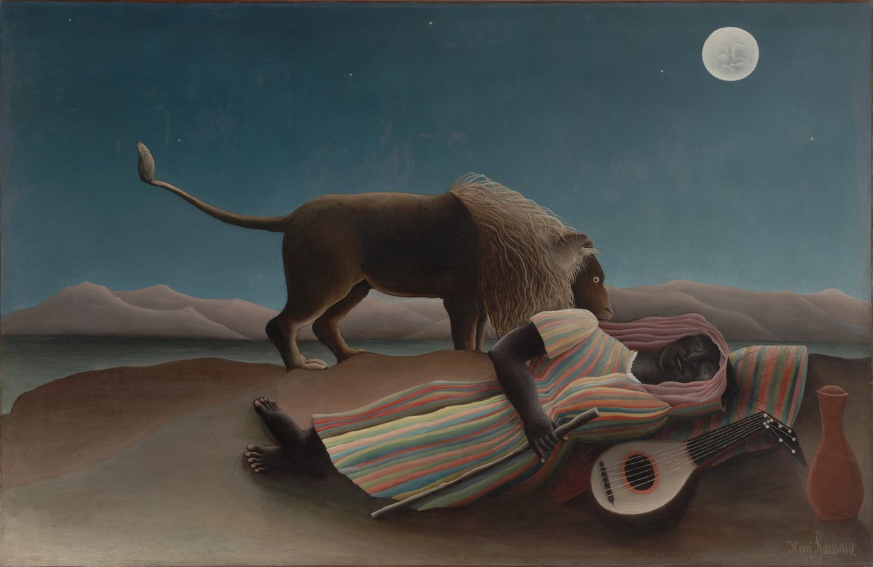 Die schlafende Zigeunerin von Henri Rousseau