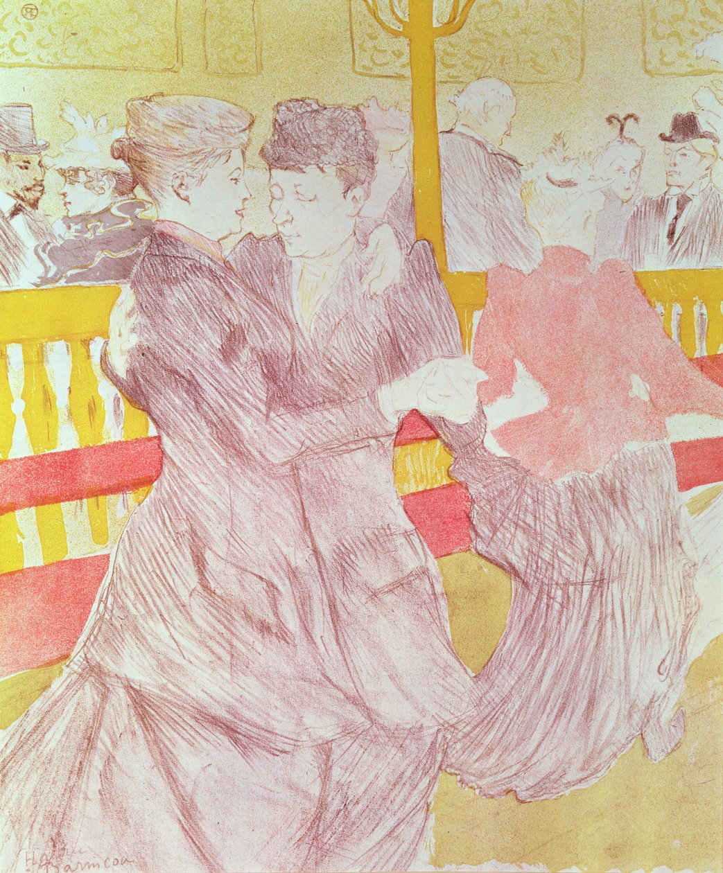 Im Moulin Rouge: Die zwei Walzer, 1897 von Henri de Toulouse Lautrec