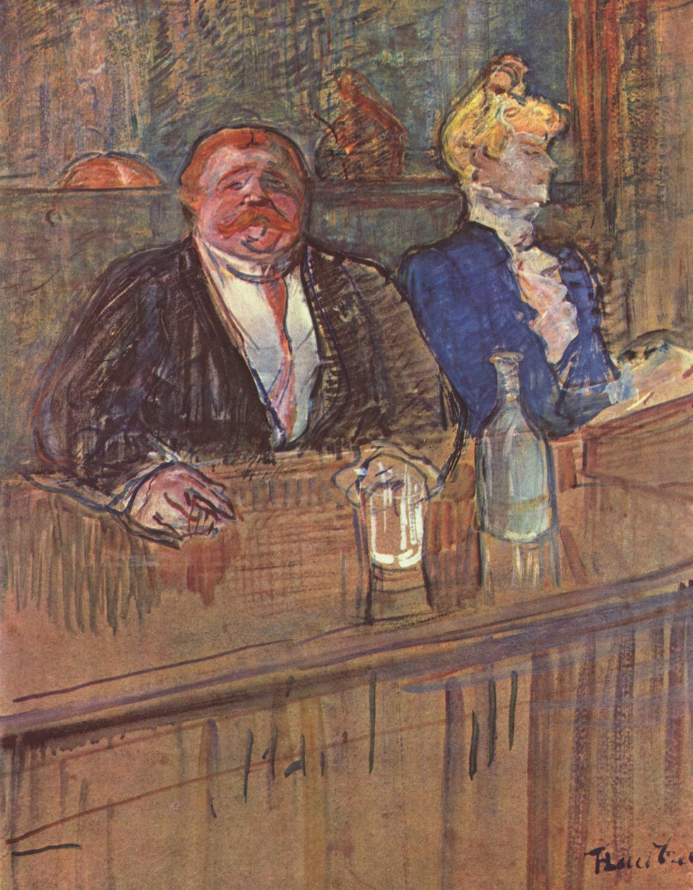 Die Bar von Henri de Toulouse Lautrec