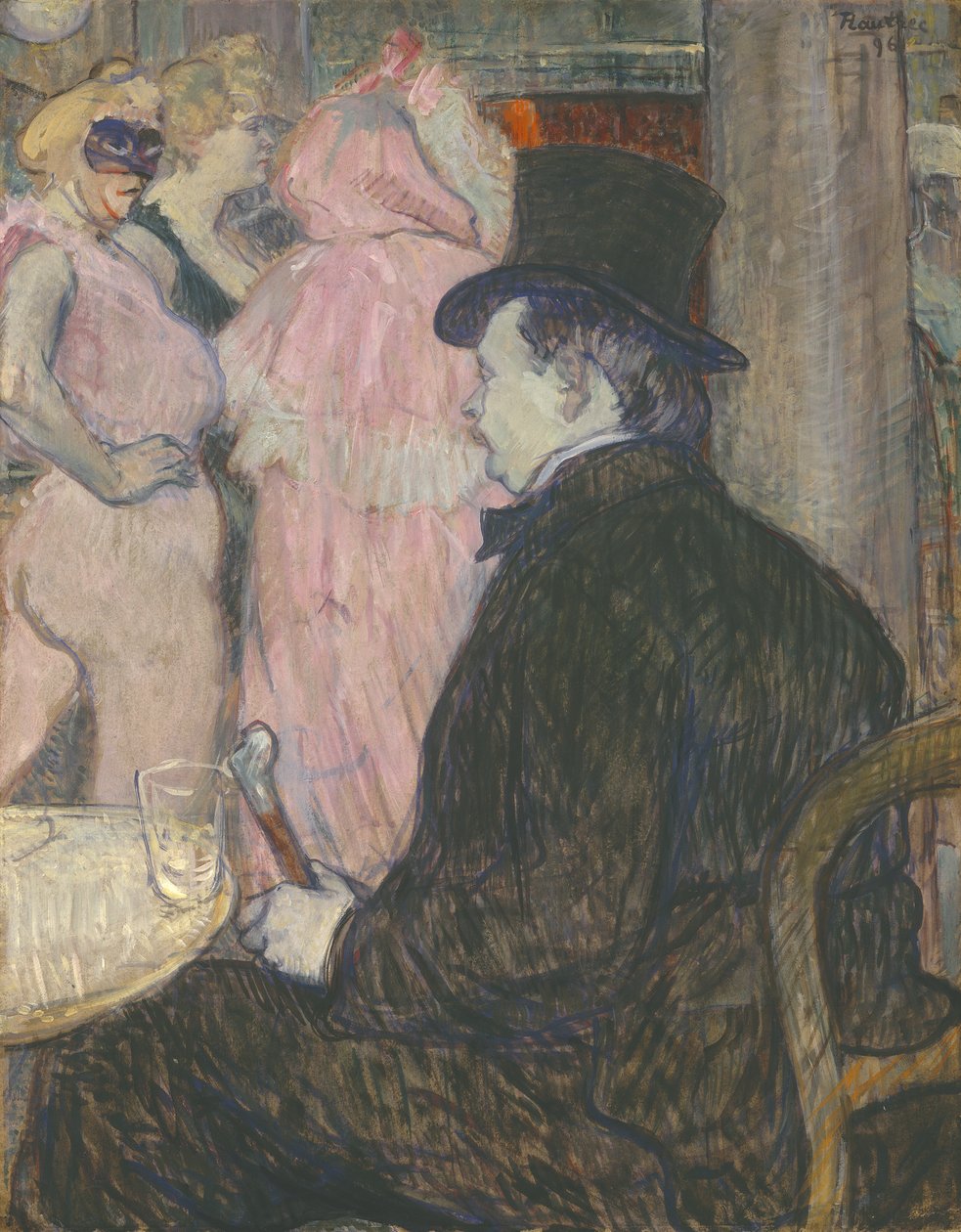 Maxime Dethomas, 1896 von Henri de Toulouse Lautrec