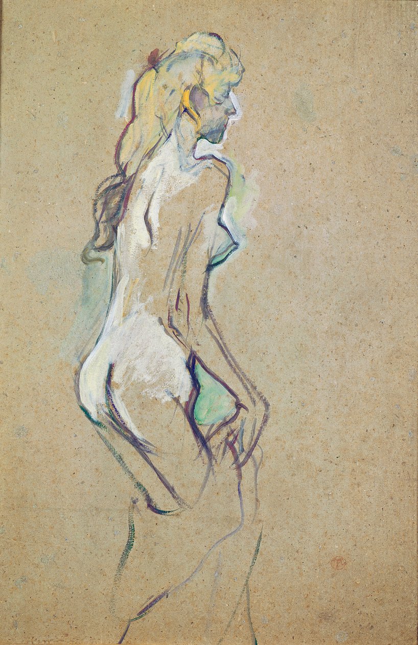 Nacktes junges Mädchen von Henri de Toulouse Lautrec