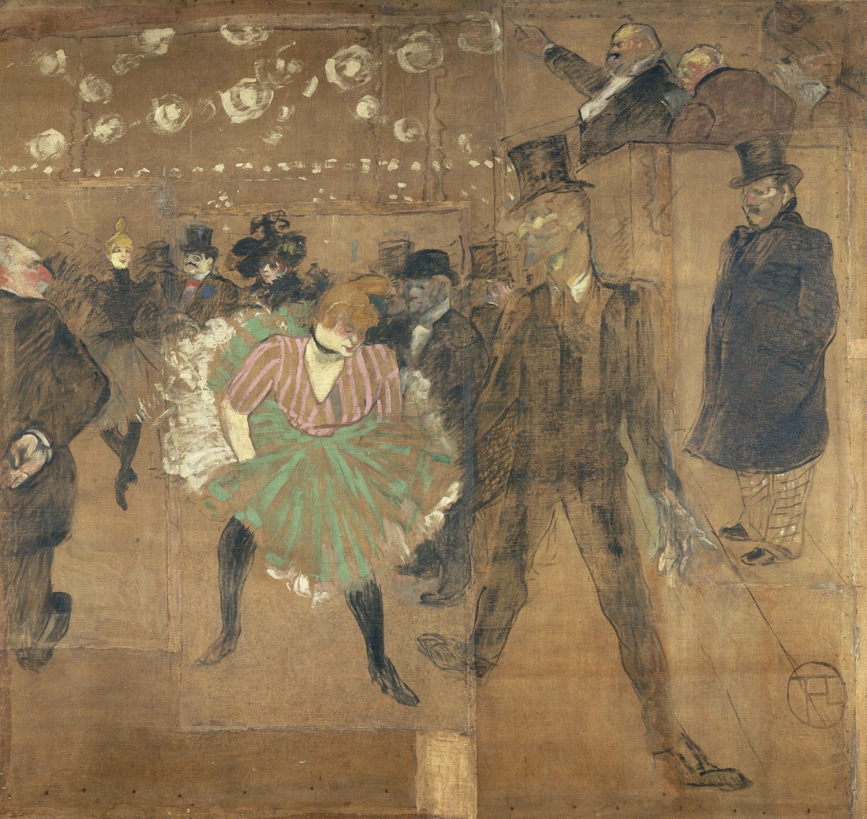 Panneaux für die Bude der Goulue, auf der Foire du Trône in Paris von Henri de Toulouse Lautrec