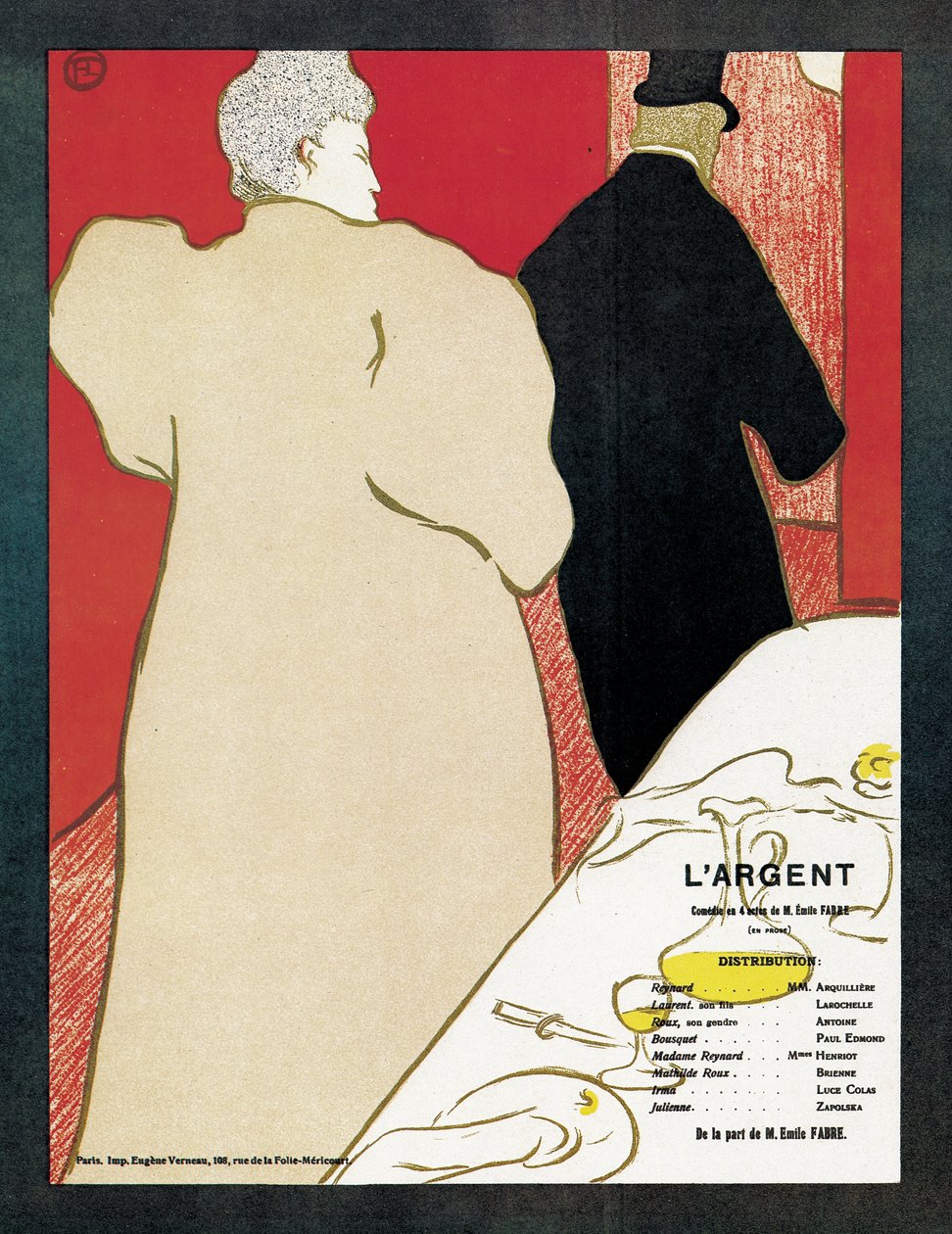 Plakat zur Werbung für das Stück 