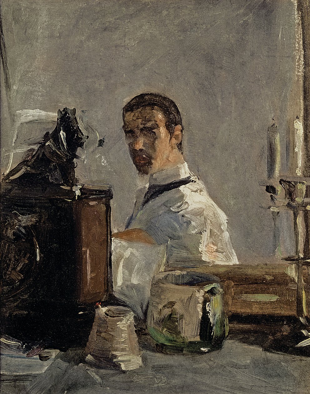 Selbstporträt, 1880 von Henri de Toulouse Lautrec