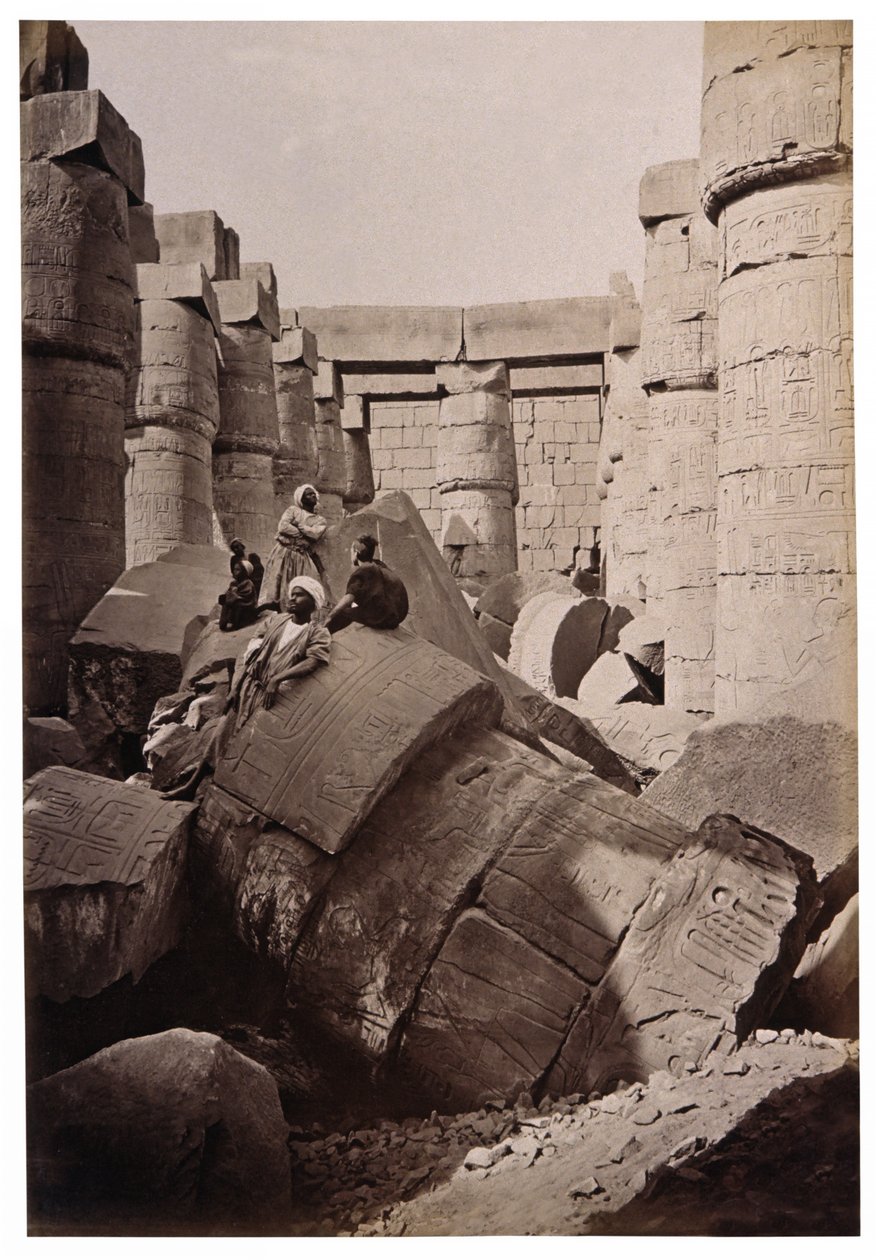 Ruinen von Karnak, ca. 1900 von Henri Béchard