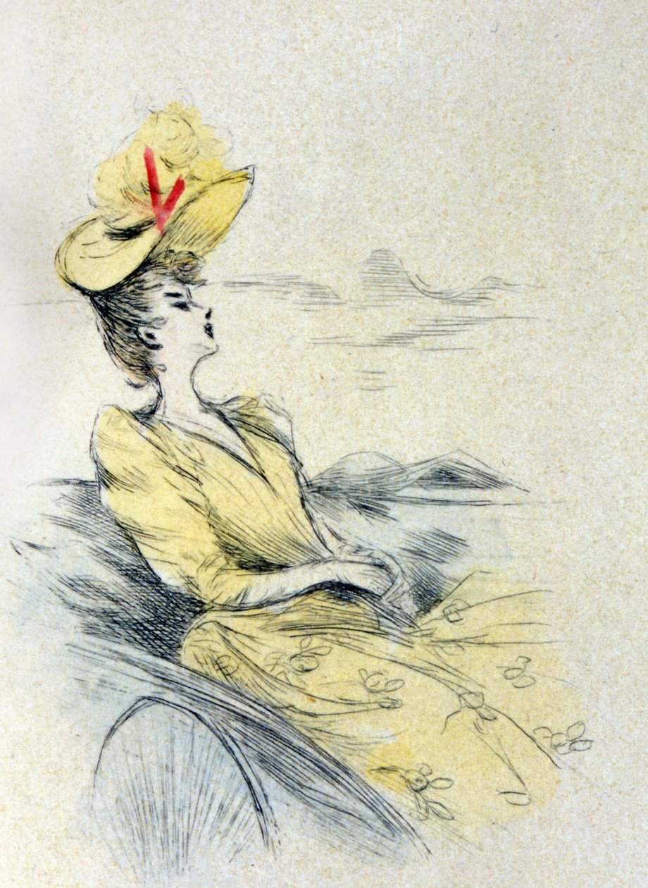 Eine Frau träumt von Henri Boutet